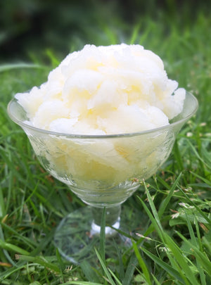 Lemon Sorbet- A fresh, tangy treat that turns a bowl of lemons into pure sunshine