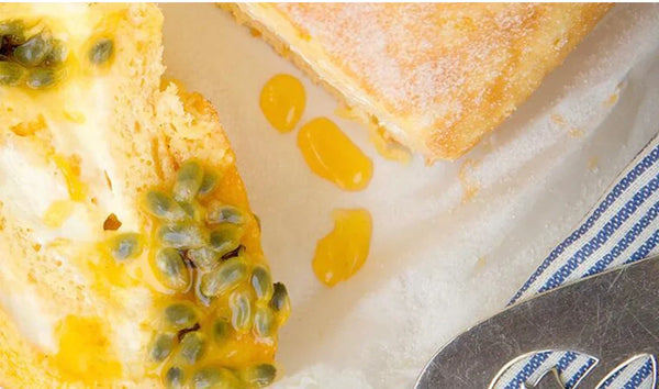 Cheryl’s Lemon & Passionfruit Curd Roulade