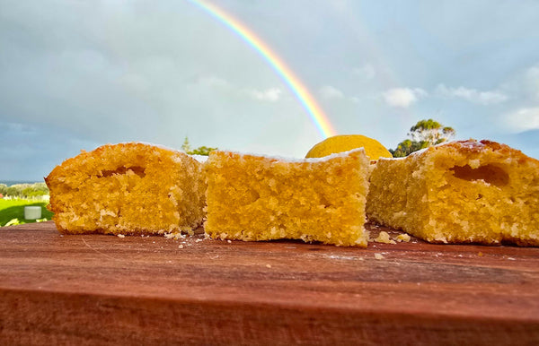 Classic Lemon Coconut Slice with Fresh Lemon Zest & Juice