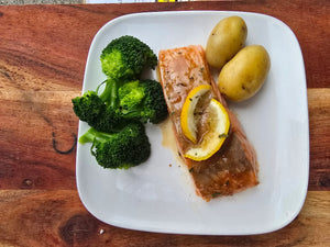 Yuzu Miso Glazed Salmon