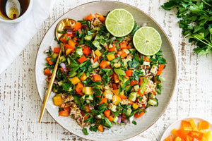 Lime and Parsley Brown Rice Salad
