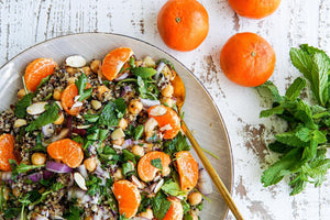 Mandarin and Mint Quinoa Salad