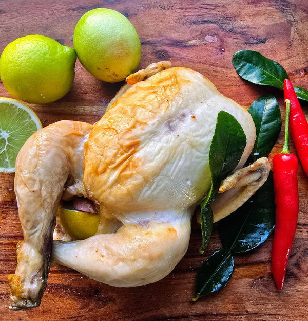 Kaffir Lime, Chilli, and Lime Roast Chicken