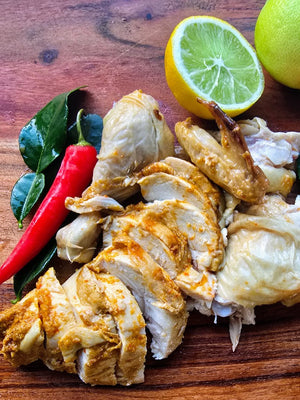 Lime Roast Chicken with Asian Inspired Butter
