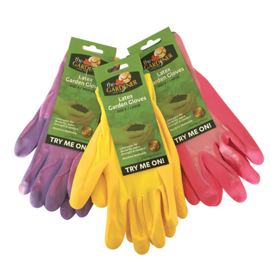 latex gardening gloves All Purpose Home Gardening Glove- latex palm and breathable cotton top – Citrus Direct